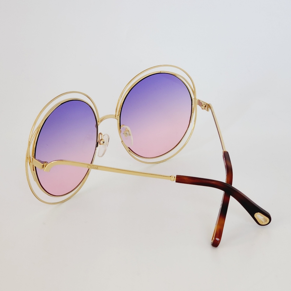 ❤️CHLOE ROSIE OVERSIZED ROUND SUNGLASSES - Picture 5 of 6